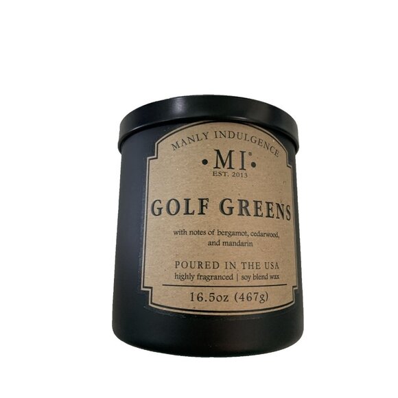 Manly Indulgence Scented Candles for Men|Bachelor Pad – Bergamot & Oakmoss|Stron - Picture 1 of 6